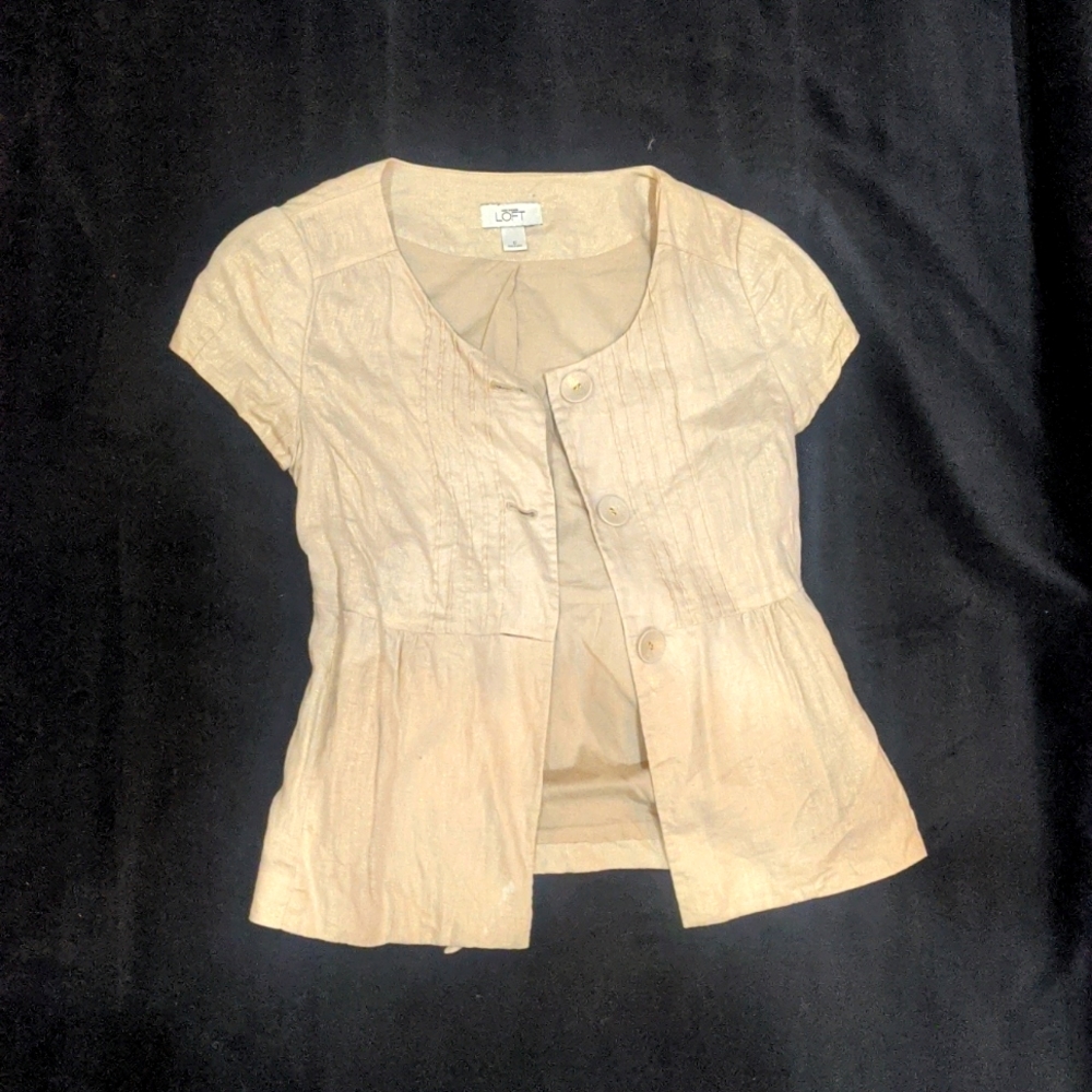 Ann Taylor Loft Short Sleeved Blazer